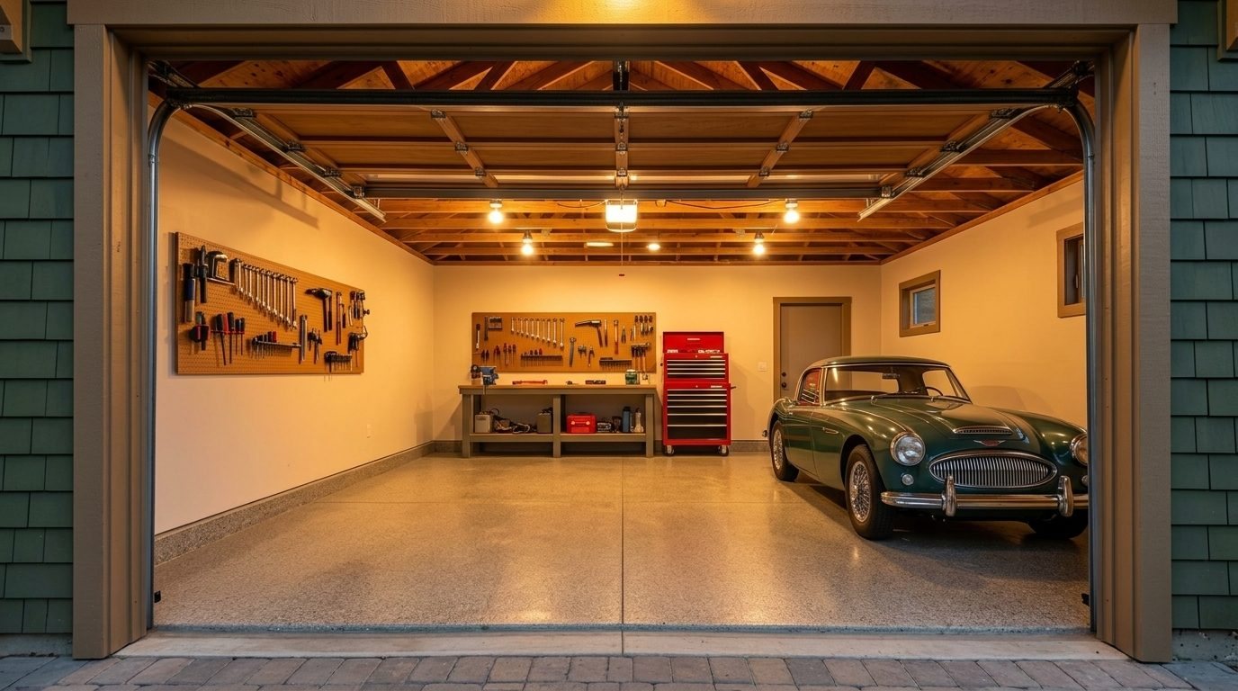 Lee Garage Door Service Precision Mechanical Workshop in Newcastle, WA